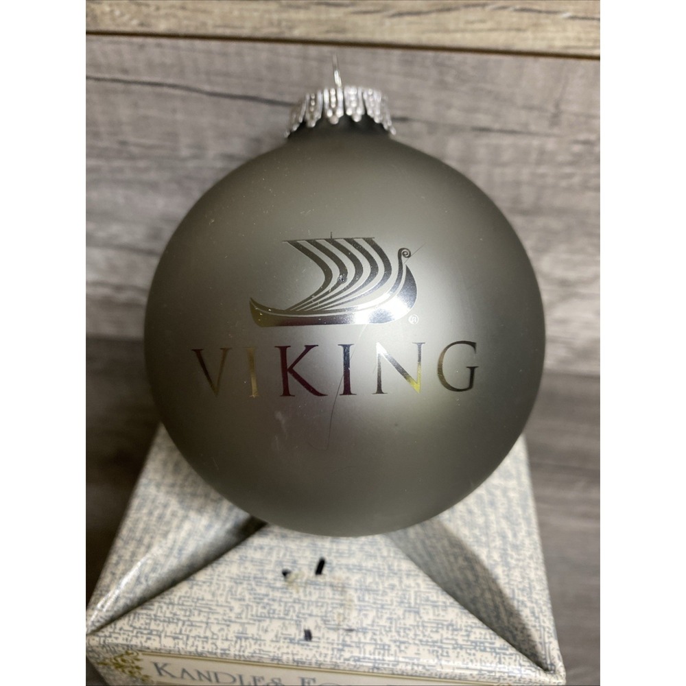 Viking Cruise Ornament Christmas Ornament Silver